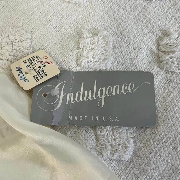 Vintage Indulgence Cream Silky Spaghetti Strap Tank Top Lingerie Lace Size S XS - Picture 3 of 8